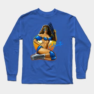 Lucha chica muy caliente Long Sleeve T-Shirt